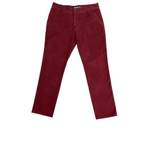 ONLY Burgundy Chino Pant Burgundy Mens 34